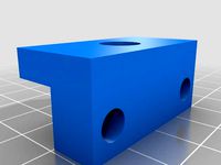 E3D direct to bowden clamp adapter Hypercube by bbogdanmircea