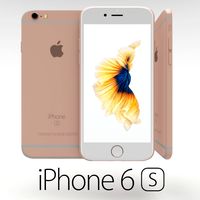 Iphone 6S Rose Gold 3D Model