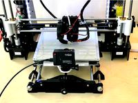 Anet A8 Hotbed GoPro-Mobius Mount for TimeLapse by TimBolton