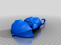 Totoro Umbrella Coat Hook by awschaeffer