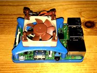 Raspberry Pi 40mm Noctua Fan Mount by I_need_a_better_name