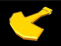 Thor's Hammer Low Poly (Second ever model, also done in Spacedraw)  by WyreUK