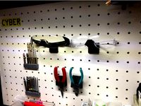 Glasses holder for 30mm pegboard by TK_DESIGN