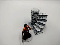 Crypt stairs - 28mm gaming by ecaroth