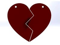 Heart - Key Chain valentines day by bramesh501