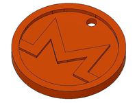 Monero (XMR) simple (Keychain) by TabzDesigns