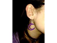 moon earrings by leak