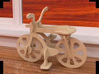 Tiny Wooden Bike 3D Model