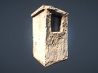 Industrial Structure lowpoly 3D Model