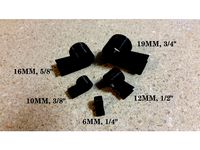 Pipe or Cable Clip. 6-19mm, 1/4" to 3/4" by la_mecanique