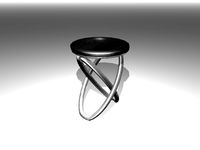 Unusual stool for kitchen 01 3D Model