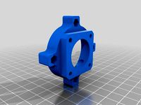E3D V6 clone - fan adapter with hex nuts by Hasenpups