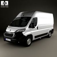 Peugeot Boxer L2H2 2014 3D Model