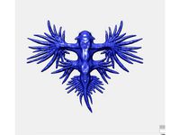 Glaucus atlanticus - Model - Pendant 3D - Blue Angel by Alajaz