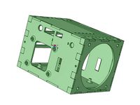 Case for Arduino Mega, RAMPS 1.4, Pi and 2x Mosfet by mojode