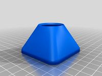 1" post adapter to 2" swivel caster (for commonly available wire shelf with 1" round uprights) by ClintonRH