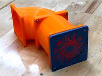 Duct and Cover for 80mm Fan - Used to Vent TAZ 6 by sneaks