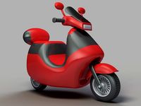 Toy motorcycle 3D Model