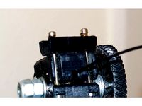 v2 Infill 3D Bowden 75 Geared Extruder quick relase  by poofyhair