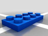 Lego 4x3 Block by fathed