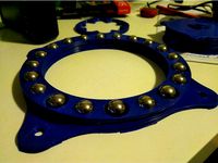 Turntable thrust bearing for 13mm steel balls by Vipitis