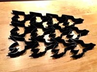 Repeating bird pattern cookie cutter by sjostedt