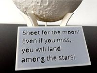 Shoot for the moon stand by Hvmhvm
