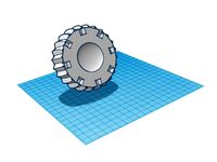 Wheel extension for Hobby Geared Motor by maxtrainboy