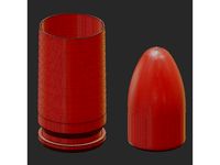 9x19mm Parabellum Cartridge - 2piece by Koreenium