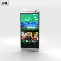 HTC One Mini 2 Glacial Silver 3D Model