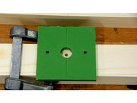 Single dowel and bookshelf pin jig by WayofWood