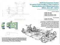 MyRCCar Suspension System for various CVDs including C-Hubs, 4 types of Steering Blocks and 3 different lower and upper arms (OLD) by dlb5