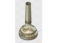 Tuba Mouthpiece by prescrumptuous