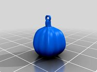 Pumpkin Keychain Ring by kitoepic