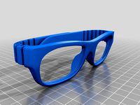 lunettes glasses occhialli 3D pheonix.stl by Optimaker1