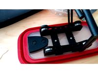 Custimizable TUSH bracket (sized for Rubbermaid 21 cup filament storage) by x0pherl