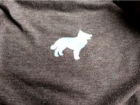 Mudi (Hungarian shephard) dog T-Shirt pattern by b3nc3