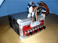 Benchtop Power PCB Holder for ATX PSU by makerbot40