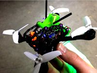 Airblade Eclair V2 AXII and RX antenna mount by moteasa