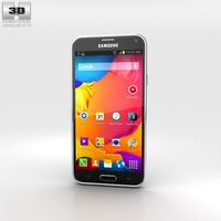 Samsung Galaxy S5 LTE-A Electric Blue 3D Model
