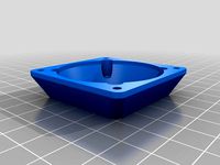 Ender 2 - CR-10 Fan Adapter from 40 to 50mm by rawyal