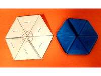 Hexaflexagon for Flexible TPU Filament by lgbu