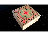 Jewelry Box with Inlay Cover by rickthing123