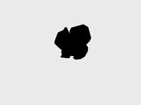 Low-poly bulbasaur silhouette by psubocz