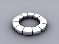 Gate ring token for eldritch board games Free 3D print model by Varadi