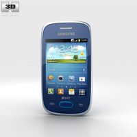 Samsung Galaxy Pocket Neo Blue 3D Model