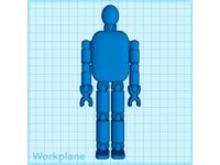 Toy Figurine featuring moving body parts with Accessories by lolmaj