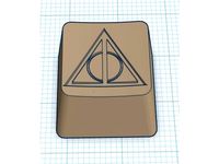 Deathly Hallows Keycap CherryMX Harry Potter by Jonny_Mappleseed