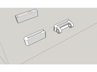 25mm strap lock and glow stick holder by MilanGajic