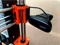 XZ-axis Prusa i3 MK2S clipped camera holder by Archicens